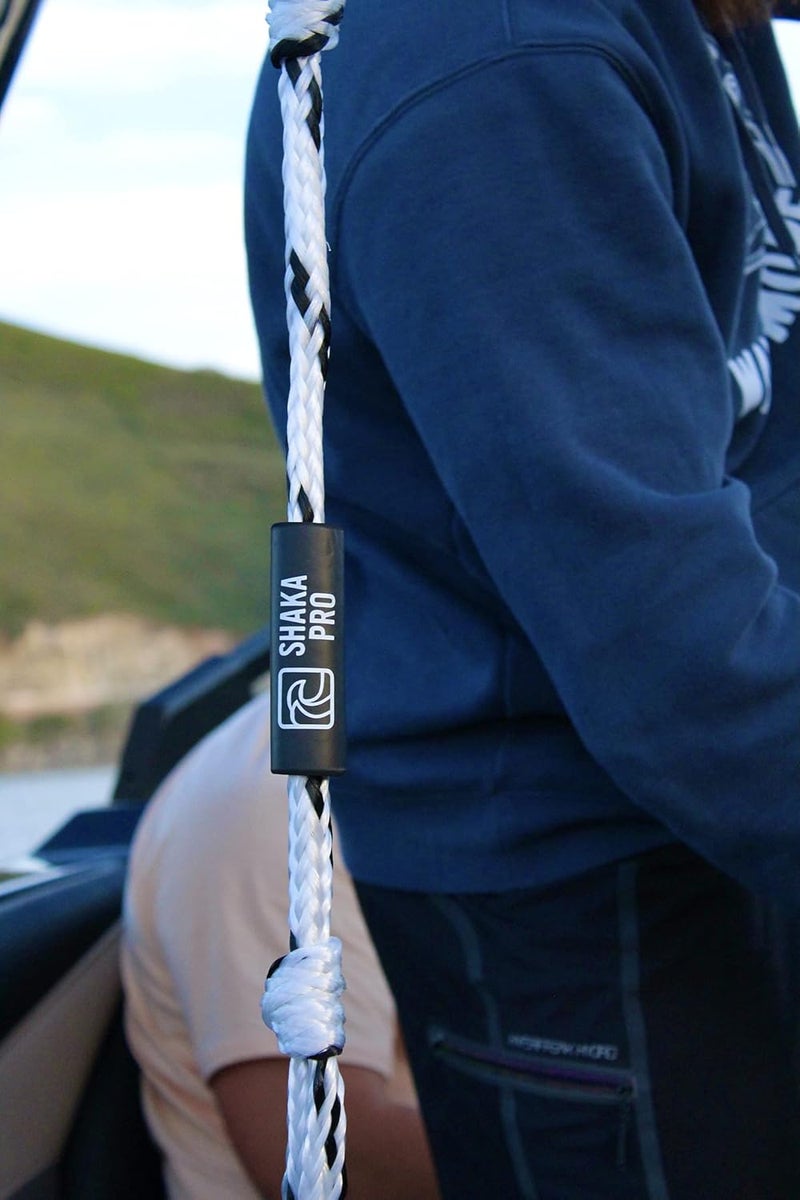 Shaka Pro Wakesurf Rope with Handle - Adjustable 25 Foot Tow Rope with 10" Handle - Image 5